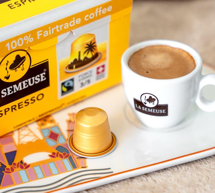 la semeuse espresso coffee capsules compatible with nespresso