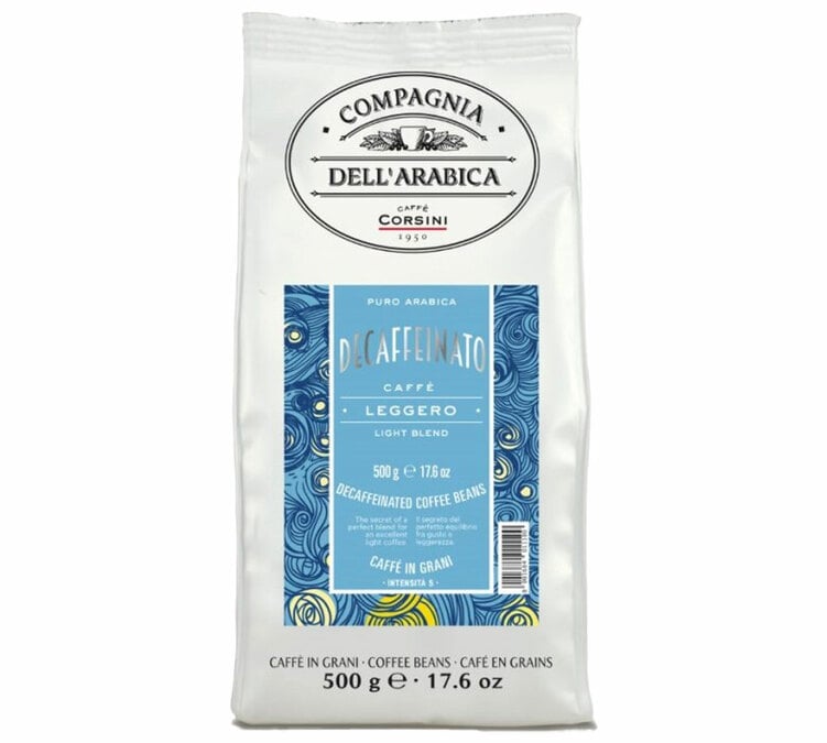 corsini italian decaffeinated coffee beans