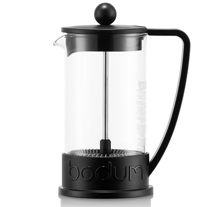 caffettiera a pistone brazil di bodum colore nero