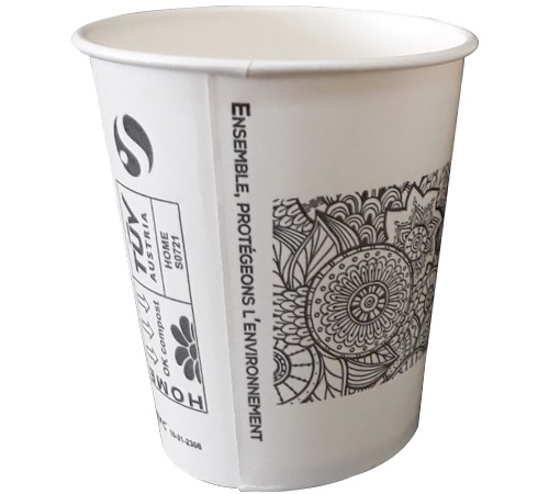 gobelets en carton Earth Cup Etnyk 18 cl