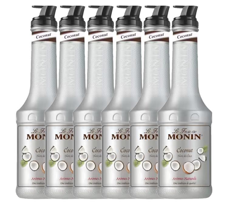 puree de fruit monin coco lot six bouteilles