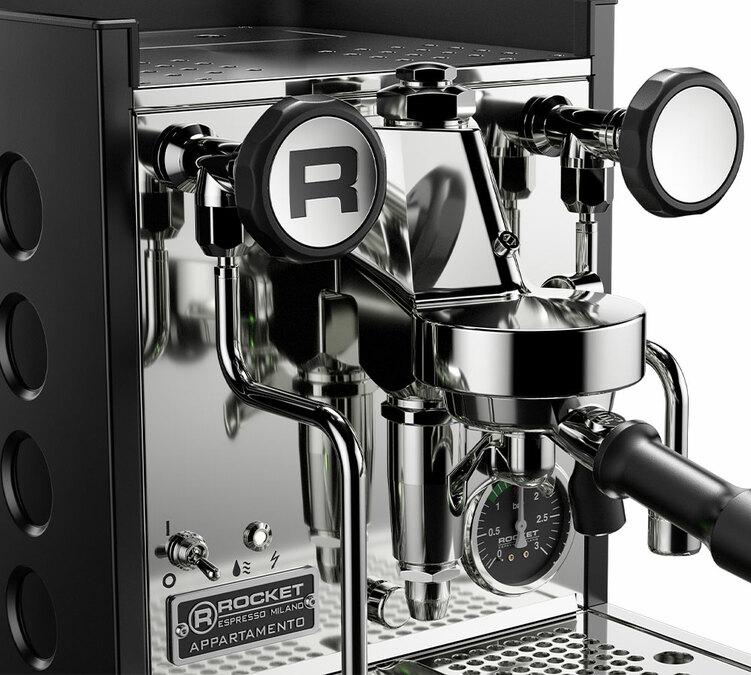 ROCKET ESPRESSO machine &agrave; caf&eacute; expresso Appartamento TCA inox noir