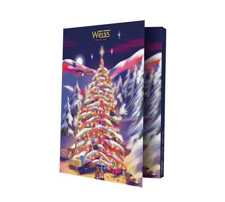 weiss chocolate advent calendar