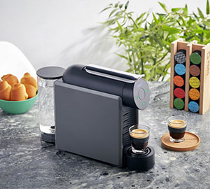Machine &agrave; caf&eacute; capsule Delta Q Mini Qool Grise