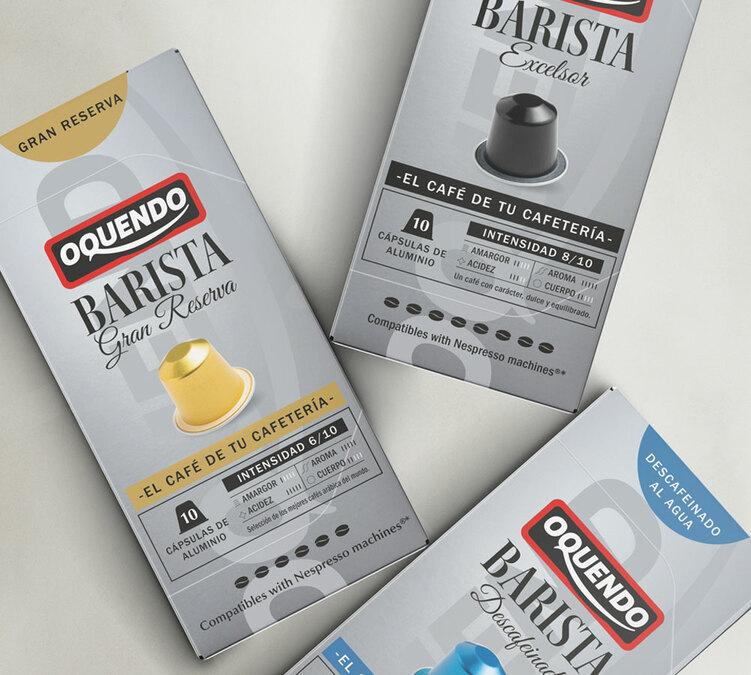 gamme Oquendo gran barista capsules caf&eacute;