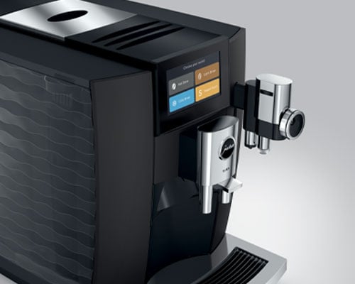 JURA S10 Obsidian Black ecran univers cafe