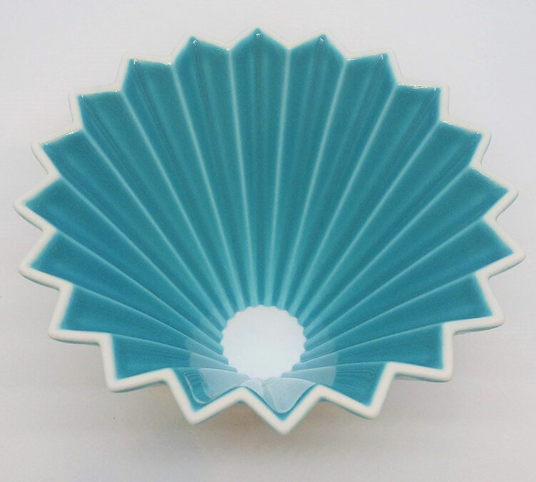 Dripper Origami turquoise