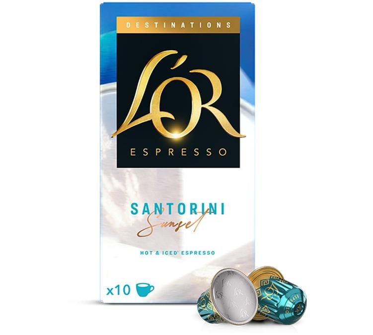LOR Santorini aluminium capsules Nespresso Original compatible
