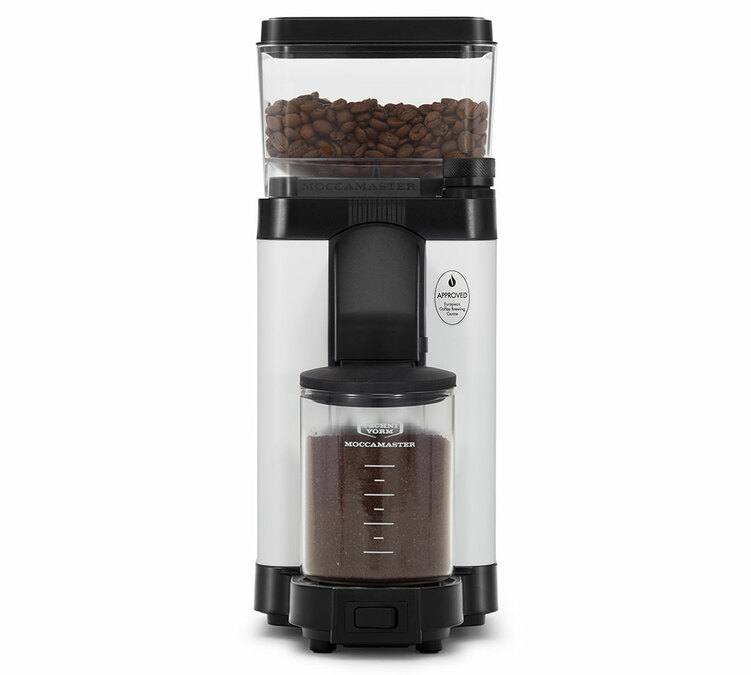 moccamaster km5 macinacaffe bianco