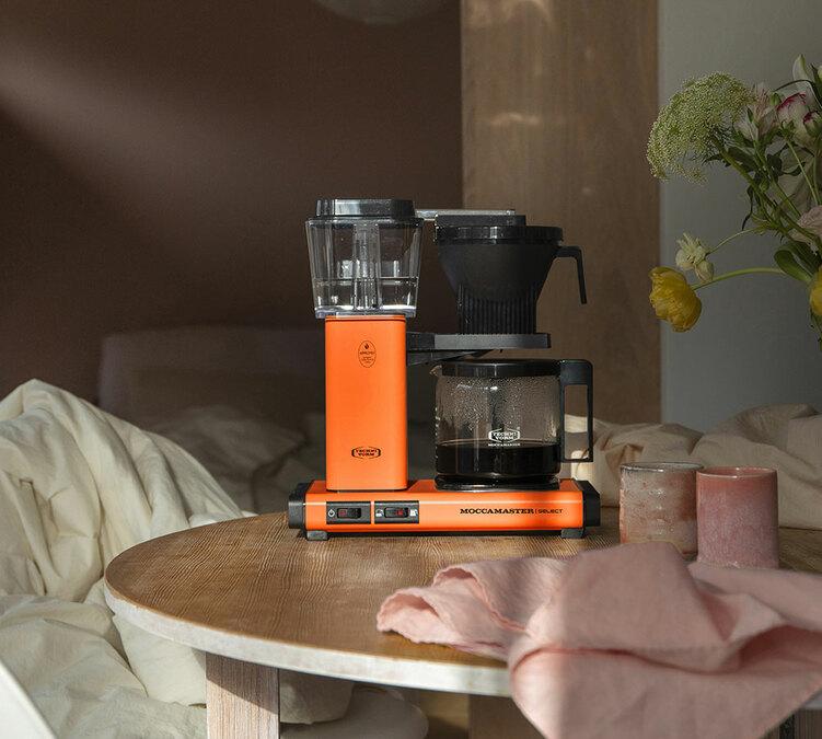 caffetiera filtro moccamatster select arancione