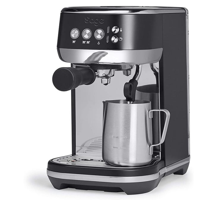Machine Expresso &agrave; percolateur Sage Bambino Plus noir truffe
