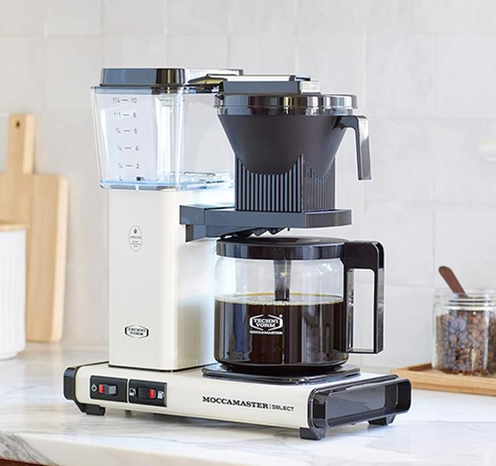 cafetiere electrique kbg 741 select blanc mat