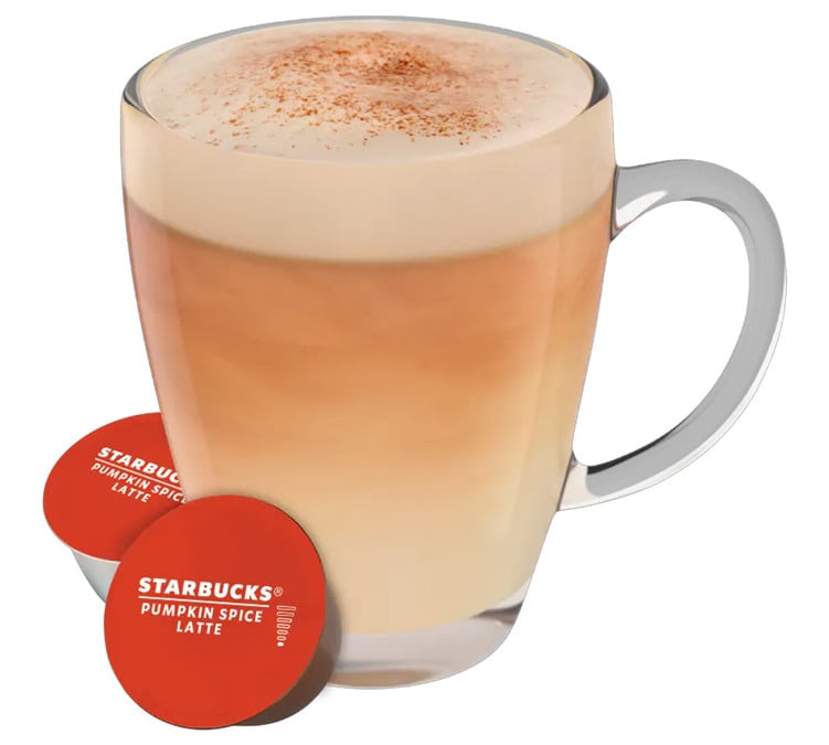 pumpkin spice latte starbucks capsule nescafe dolce gusto x 12