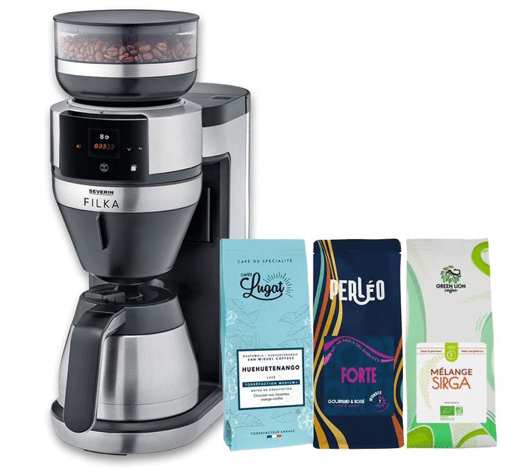 cafetiere filtre filka severin cup control