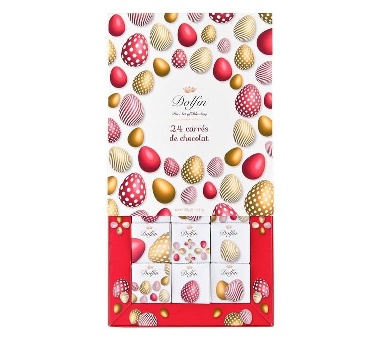 easter chocolate squares dolfin