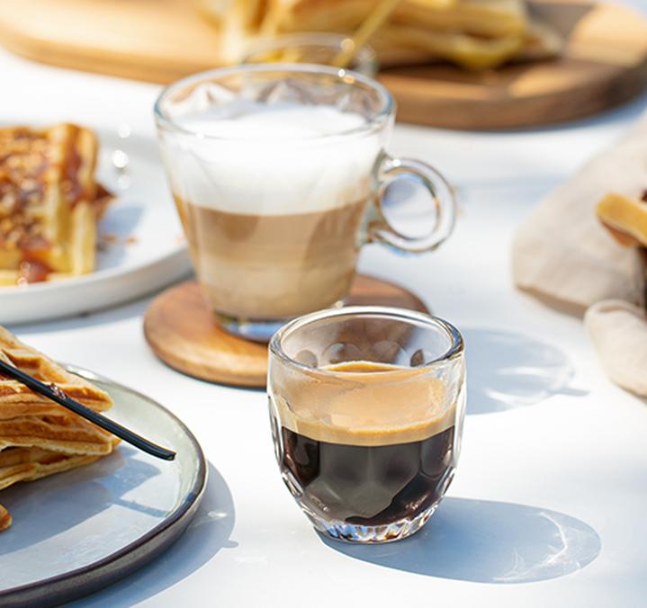 espresso and cappuccino coffee