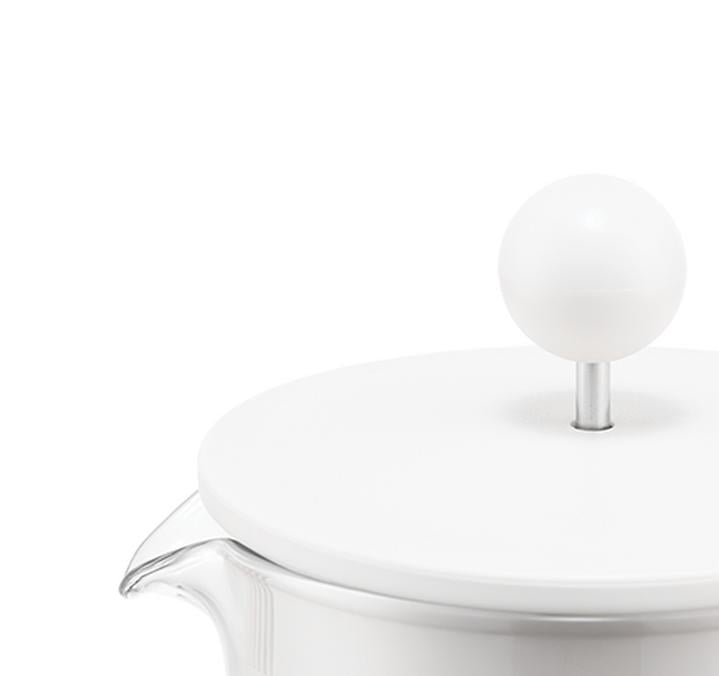 coperchio della caffettiera a pistone brazil di bodum colore bianco