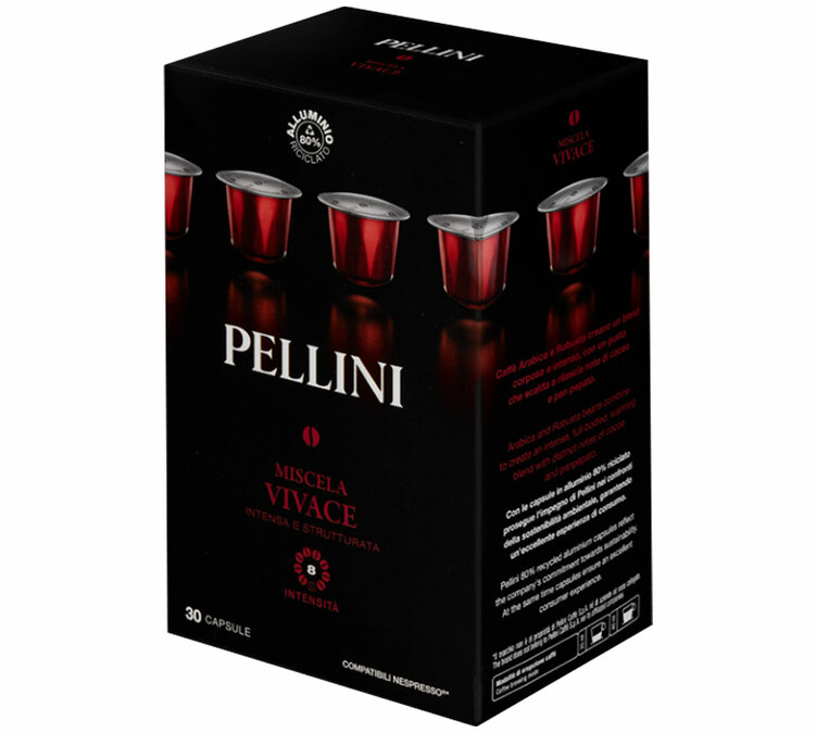 nespresso pods x30 vivace pellini