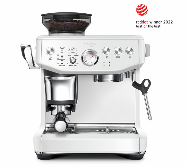 macchina espresso sage sarista sxpress impress bianca