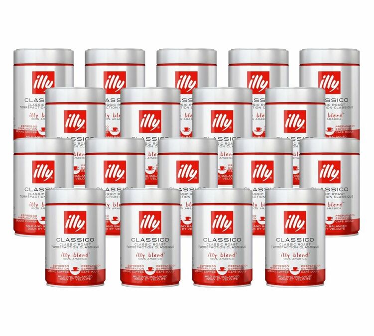 Illy Classico Espresso Ground Coffee