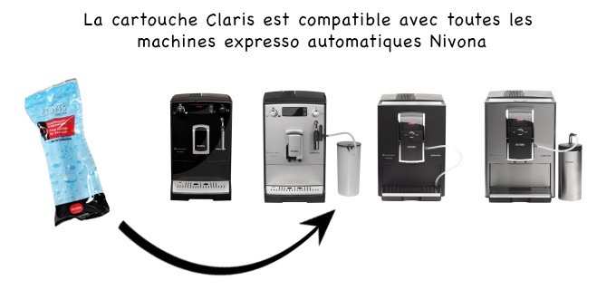 Cartouche filtrante compatible expresso broyeur