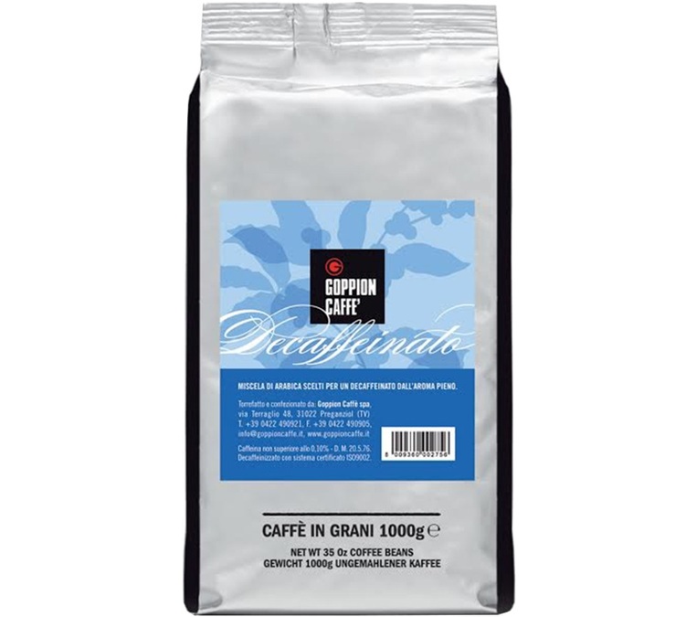 cafe en grain goppion decafeine