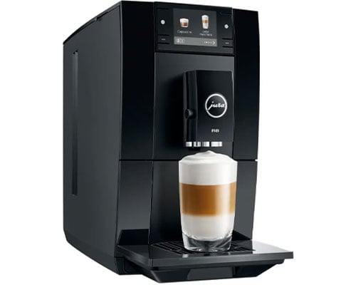 JURA A8 Piano Black latte machiatto