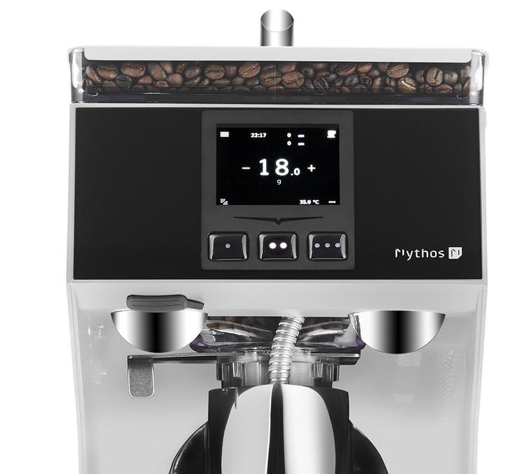 Moulin &agrave; caf&eacute; professionnel Mythos MYG75 blanc