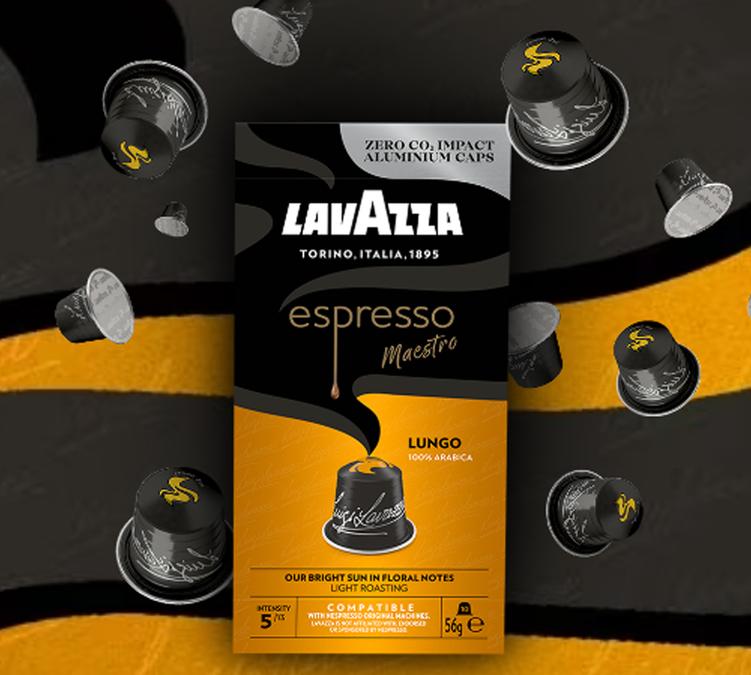 200 capsules lavazza pour professionnels compatibles nespresso