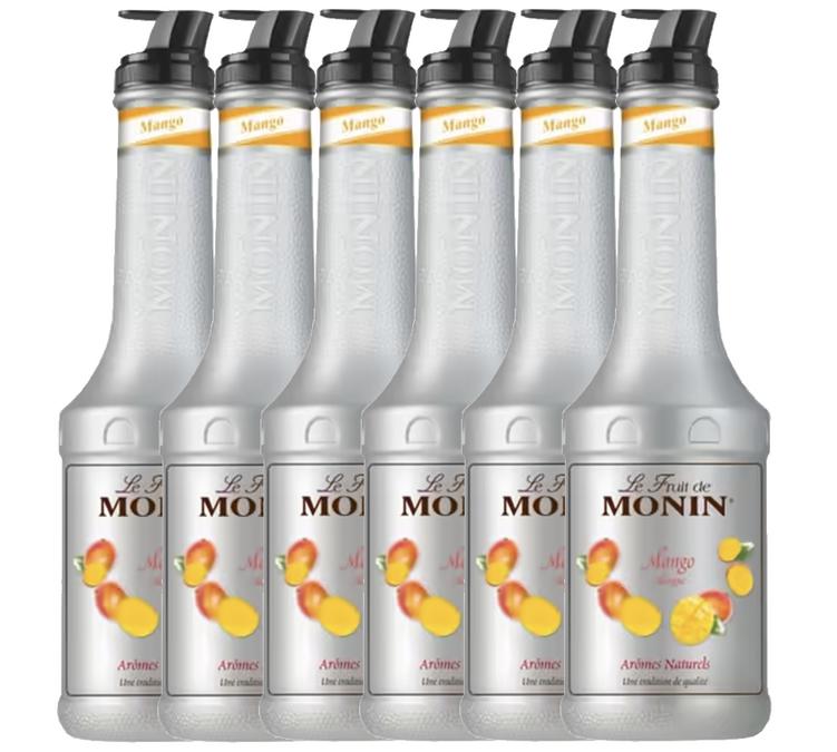 puree de fruit mangue lot de six bouteilles monin