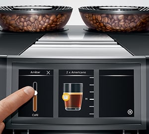 bac double cafe en grain Jura J8 Piano Black