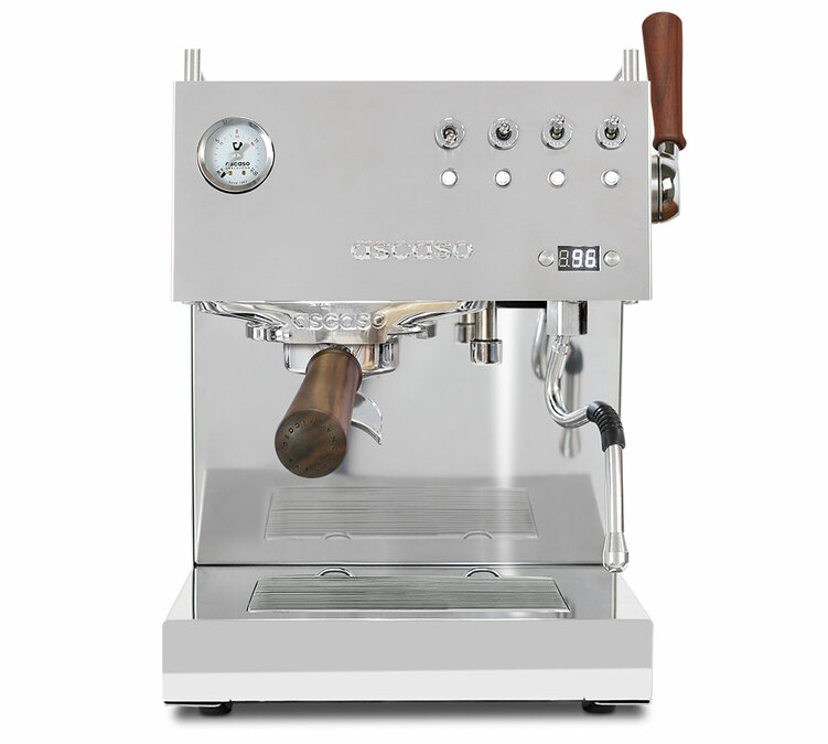 Machine expresso Ascaso Steel Duo Plus carrosserie inox finitions bois