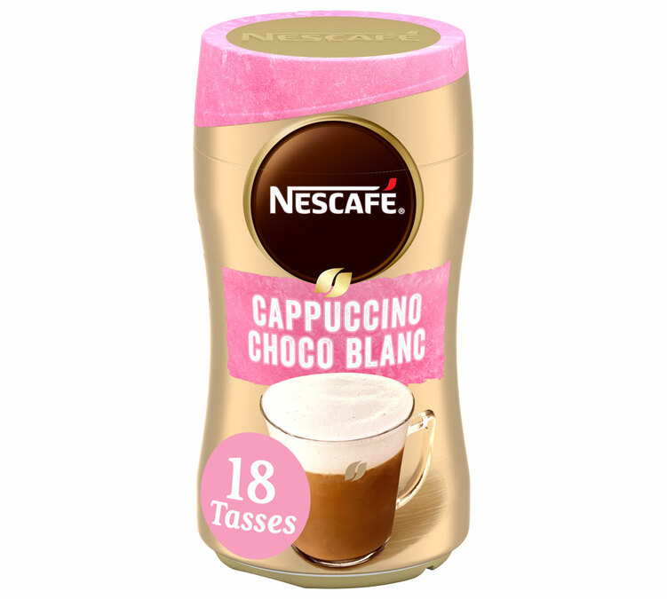 nescafe cappuccino chocolat blanc soluble 270g