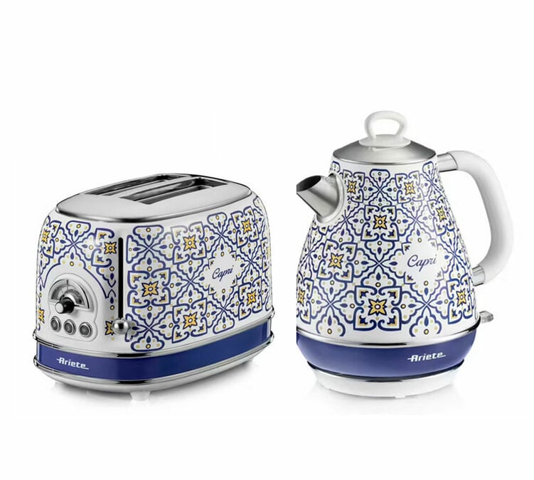 set petit dejeuner capri bouilloire grille pain