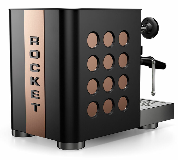 Machine expresso ROCKET Appartamento TCA inserts cuivre inox noir