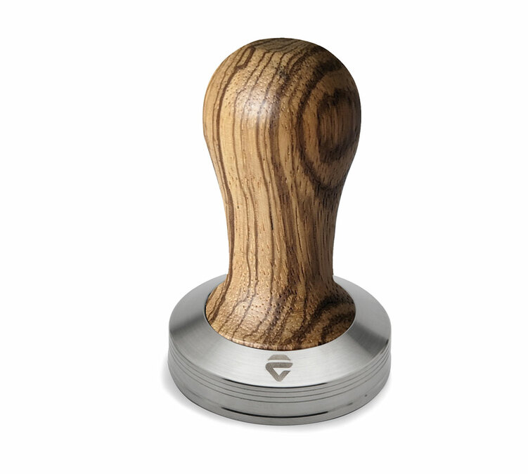 Tamper caf&eacute; LELIT 58.55mm en bois zebrano PLA481Z