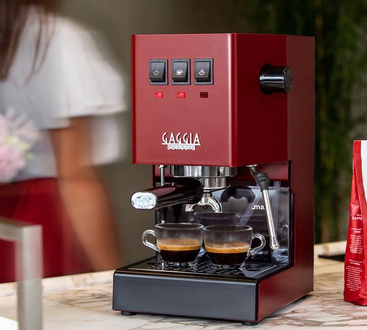 macchina caffe gaggia new classic evo bianca
