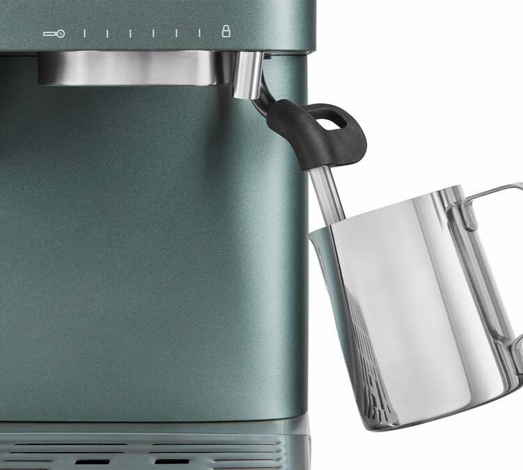 ugello vapore macchina da caffe kitchenaid semi automatica verde