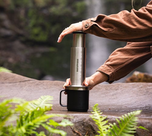 aeropress steel compact en inox