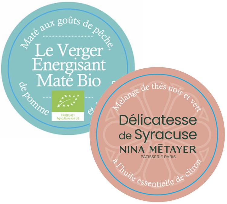 deux thes verts noirs et mate vrac cft