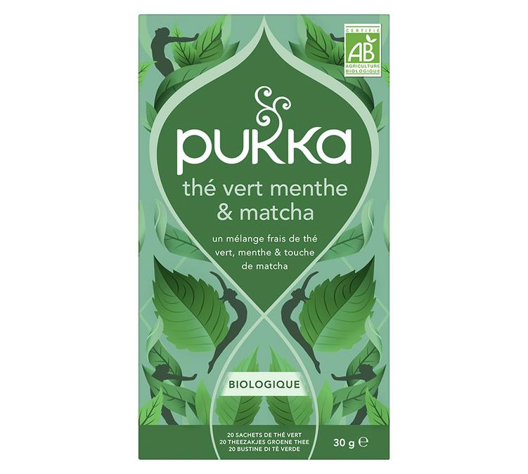 the vert menthe matcha bio pukka