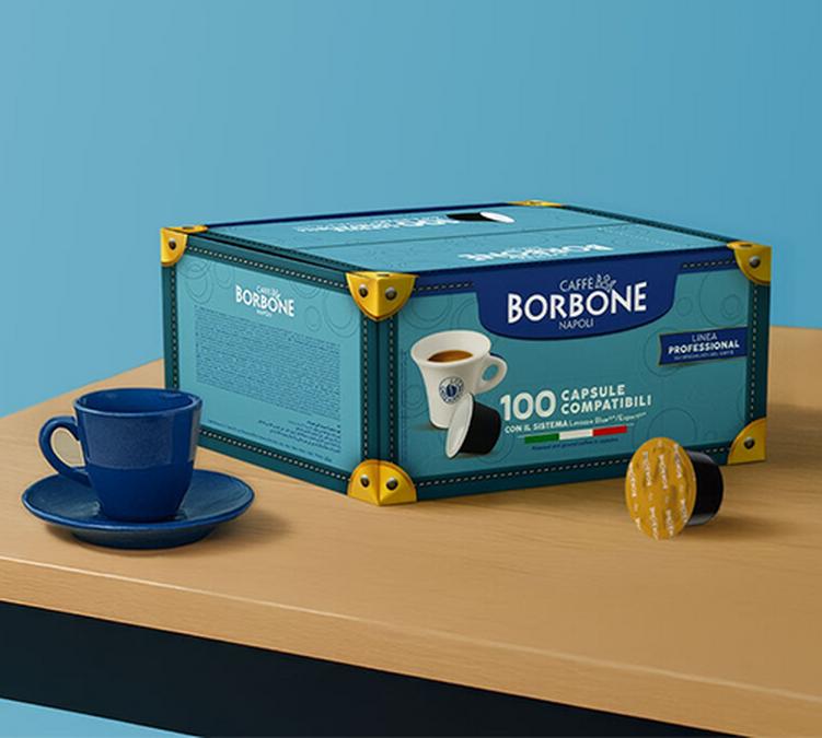 caffe borbone capsules lavazza blue oro x100