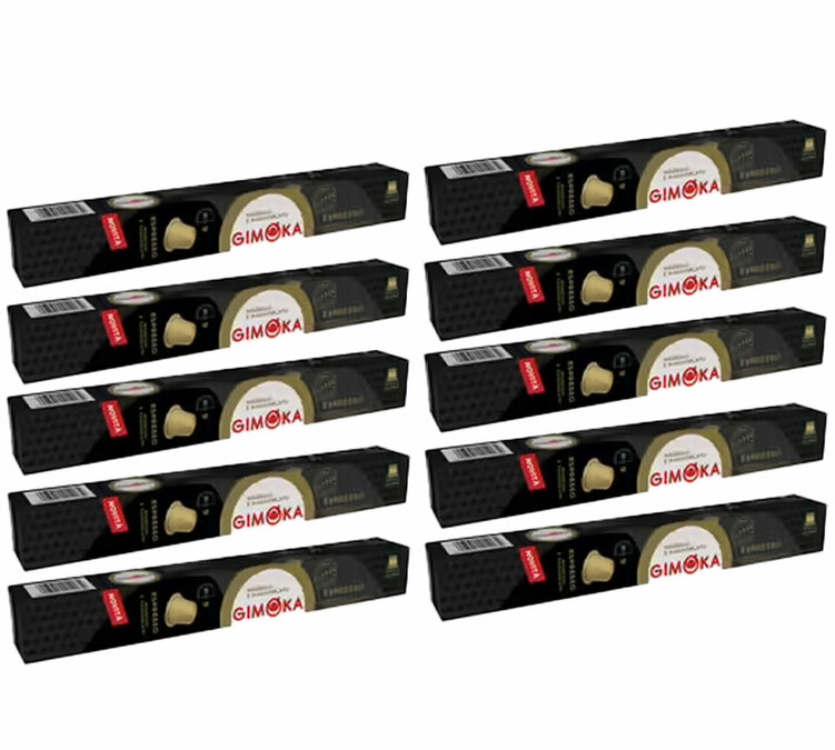 100 capsule per nespresso espresso premium gimoka