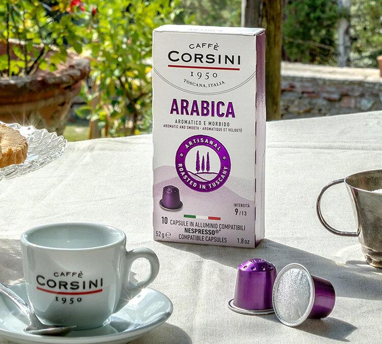 Italian espresso Corsini Nespresso compatible capsules lifestyle