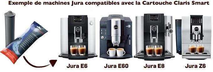 jura clairs smart compatible avec les machine &agrave; caf&eacute; e6, e60 et z6