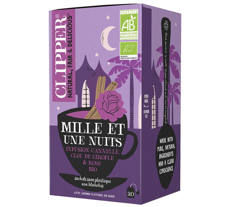 infusion mille et une nuits bio clipper sachet