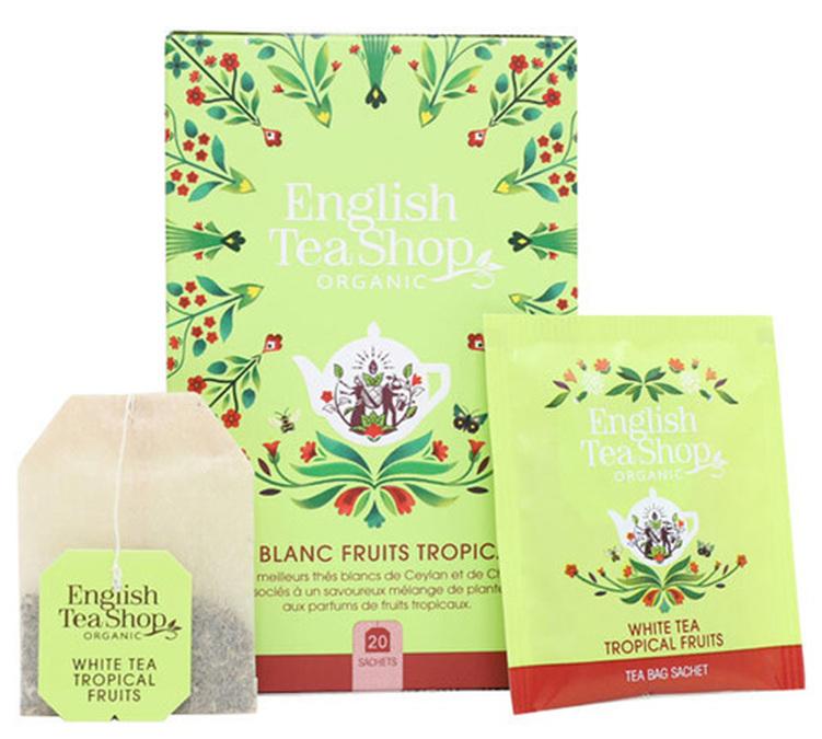 Th&eacute; blanc Fruits Tropicaux Bio - English Tea Shop