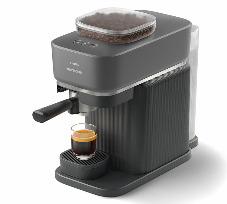 Macchina espresso macinacaff&egrave; PHILIPS Baristina BAR300/60 nera