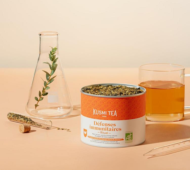 kusmi tea organic defense ritual tea caddy