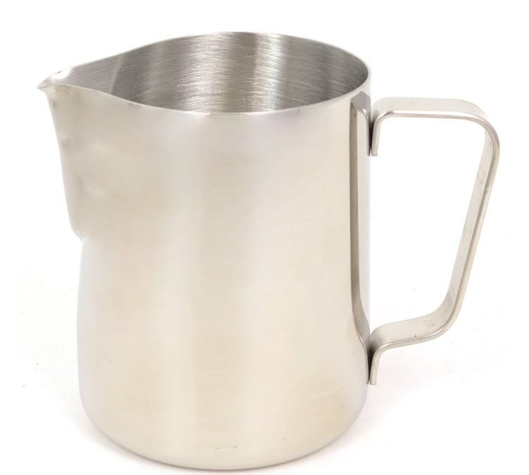 Pichet &agrave; lait RHINO COFFEE GEAR Classic en inox 36 cl